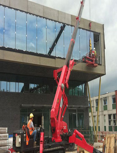 Разпродажба на мини кран Spider във фабриката SEVENCRANE