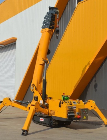 The Application of 1-Ton Spider Cranes in Various Industries