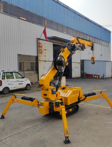 Remote Control Function for Narrow Space Use Spider Crawler Crane