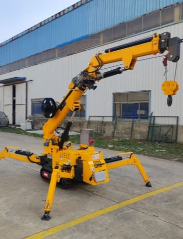 Bulgaria 1 Ton Spider Crane Transaction Case