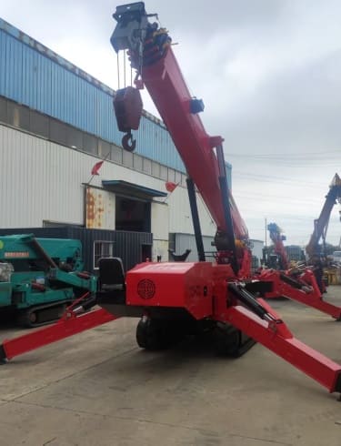 Spain 8 Ton Spider Crane Transaction Case